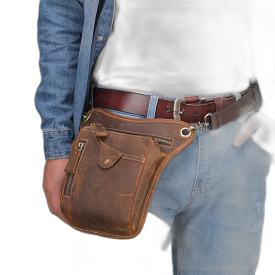 Riñonera de Pierna Impermeable para Moto y Motoristas - Bolso Lateral Resistente
