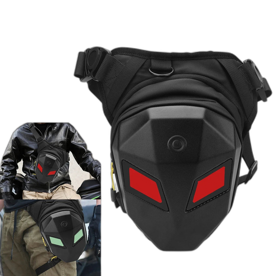 Riñonera de Pierna Impermeable para Moto y Motoristas - Bolso Lateral Resistente