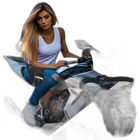 Riñonera de Pierna Impermeable para Moto y Motoristas - Bolso Lateral Resistente al Agua