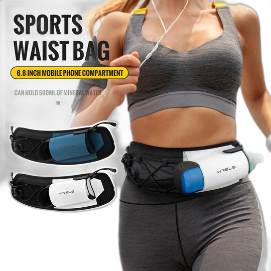 Riñonera Deportiva para Hombre - Correr y Running con Bolsillo Ajustable