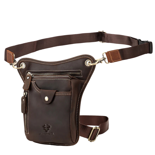 Riñonera de Pierna para Moto y Motoristas - Bolso Lateral Ajustable