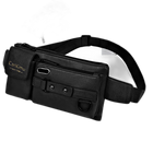 Riñonera de Cuero para Mujer - Bolso de Piel Grande y Elegante