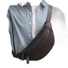 Riñonera de Cuero para Hombre - Bolso de Piel de Vestir Elegante