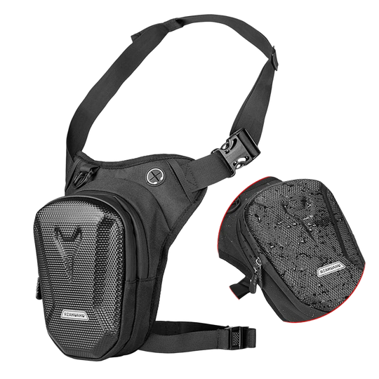 Riñonera de Pierna para Moto y Motoristas - Bolso Lateral Ajustable
