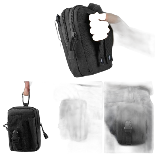 Riñonera de Cintura para Hombre - Bolso Bandolera Casual de Nylon