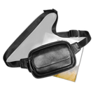 Riñonera de Cuero para Hombre - Bolso de Piel de Vestir Grande y Elegante
