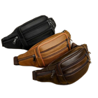 Riñonera de Cuero para Hombre - Bolso de Piel de Vestir Elegante