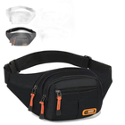 Riñonera Grande Unisex - Bolso Bandolera Casual de Cintura