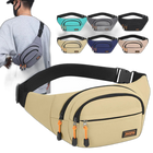 Riñonera Grande Unisex - Bolso Bandolera Casual de Cintura