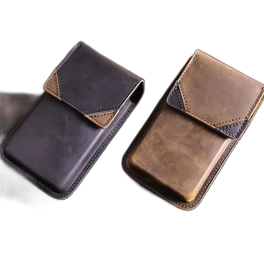 Riñonera de Cuero Genuino para Hombre - Bolso de Piel Elegante