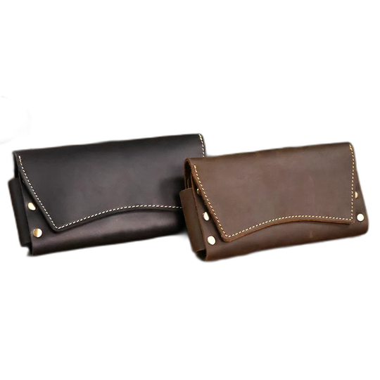 Riñonera de Cuero para Hombre - Bolso de Piel de Vestir Premium