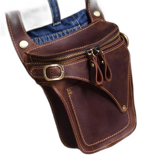 Riñonera de Pierna para Moto y Motoristas - Bolso Lateral Ajustable