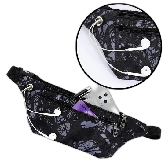 Riñonera Deportiva Unisex - Bolso Bandolera Casual para Hombre y Mujer