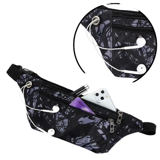 Riñonera Deportiva Unisex - Bolso Bandolera Casual para Hombre y Mujer