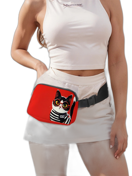 Riñonera Deportiva Unisex para Running - Color Rojo