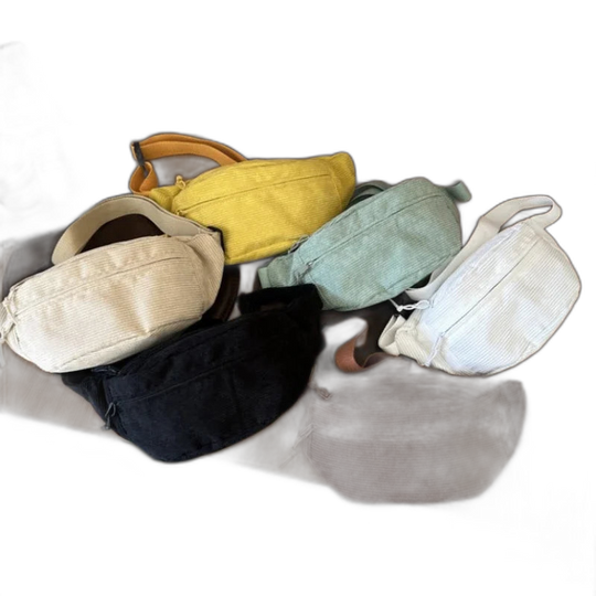 Riñonera de Cintura para Mujer - Bolso Bandolera Casual de Lona