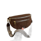 Riñonera de Cuero para Mujer - Bolso de Piel de Vestir Elegante