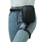 Riñonera de Pierna para Moto y Motoristas - Bolso Lateral Negro