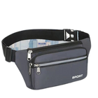 Riñonera Grande Unisex - Bolso Bandolera Casual de Cintura