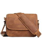 Riñonera de Cuero Piel Unisex - Bolso Vintage Mini para Vestir