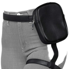 Riñonera de Pierna para Moto y Motoristas - Bolso Lateral Negro