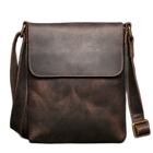 Riñonera de Cuero Vintage para Hombre - Bolso de Piel Grande y Elegante