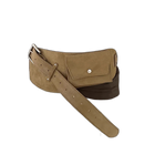 Riñonera de Cuero para Mujer - Bolso de Piel Marrón Elegante
