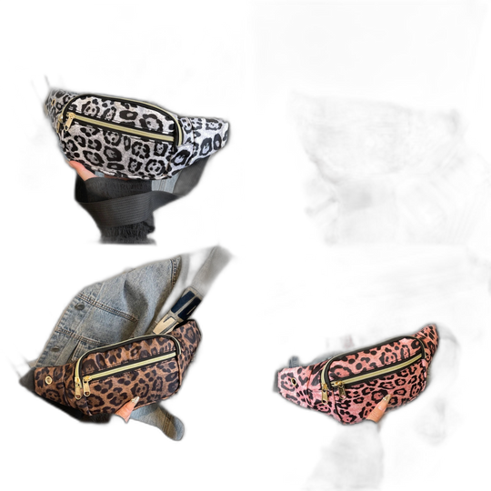 Riñonera de Cintura para Mujer - Bolso Bandolera Casual de Lona