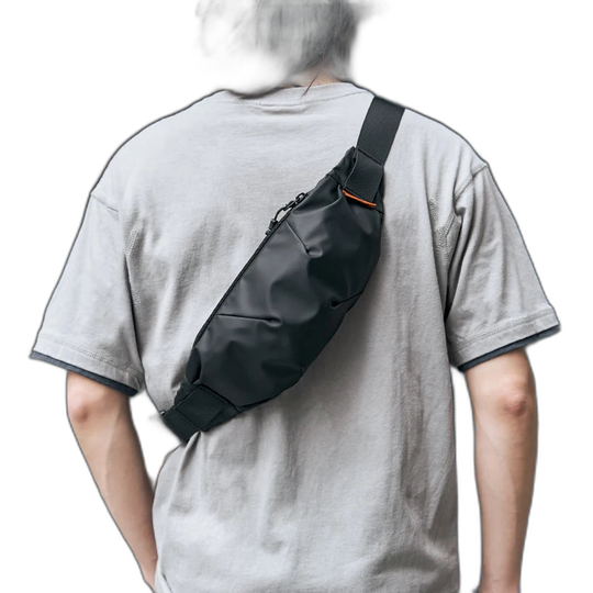 Riñonera Hombre Antirrobo - Bolso Bandolera Casual de Cintura