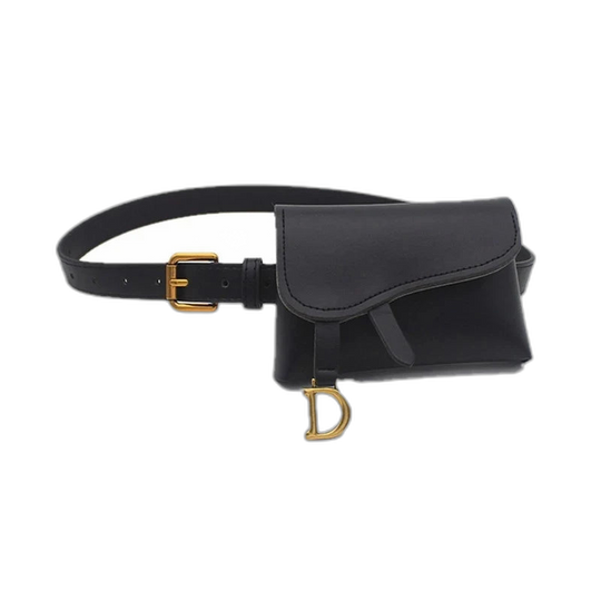 Riñonera de Cuero para Mujer - Bolso de Piel de Vestir Elegante