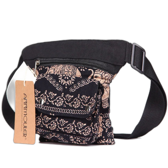 Riñonera Hippie para Mujer - Estilo Bohemio y Original