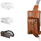Riñonera de Cintura para Hombre - Bolso Bandolera Casual y Moderno