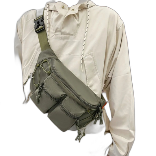 Riñonera Deportiva Grande para Hombre - Espaciosa y Resistente