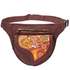 Riñonera de Cintura para Mujer - Bolso Bandolera Casual Grande de Lona
