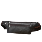 Riñonera de Cuero Vintage para Hombre - Bolso de Piel de Vestir