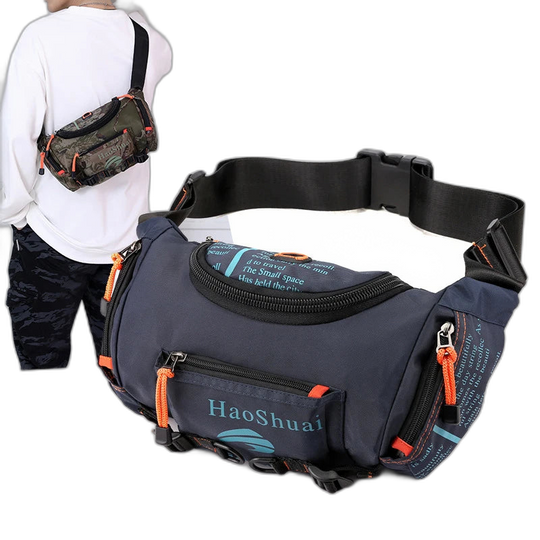 Riñonera Deportiva para Hombre - Grande y Espaciosa