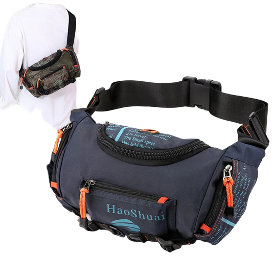 Riñonera Deportiva para Hombre - Grande y Espaciosa