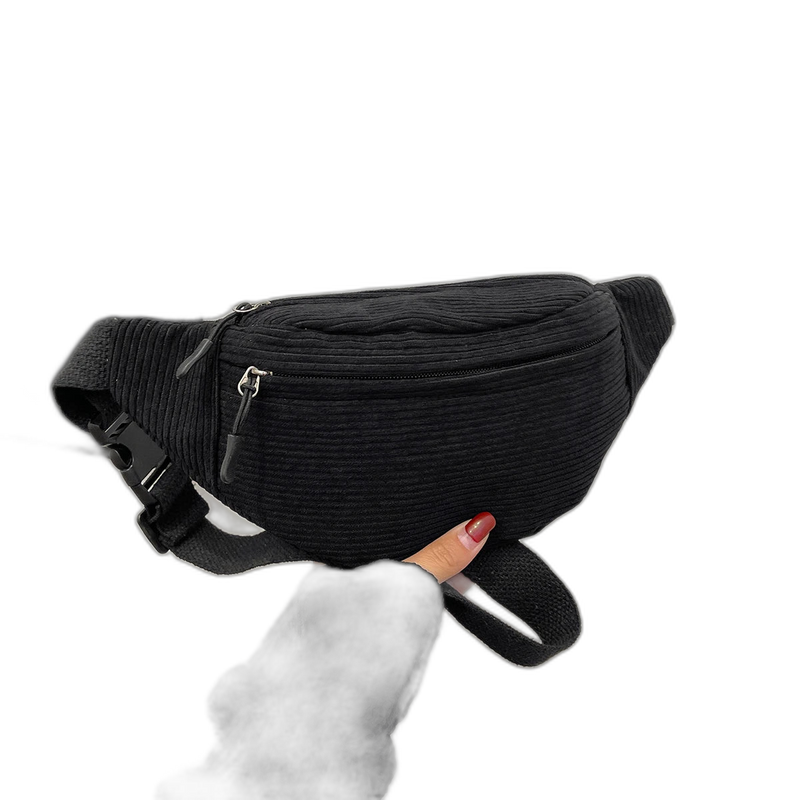 Riñonera Deportiva Unisex de Pana - Bolso Bandolera Casual y Cómodo