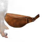 Riñonera de Cuero para Hombre - Bolso de Piel de Vestir Mini