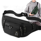 Riñonera Táctica para Hombre de Nylon - Bolsa Pechera Militar con Múltiples Bolsillos