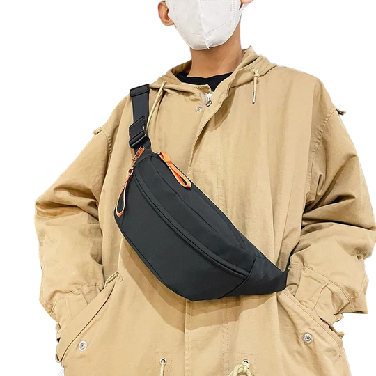 Riñonera Deportiva para Hombre - Bolsa de Cintura para Running, Ciclismo y Viajes