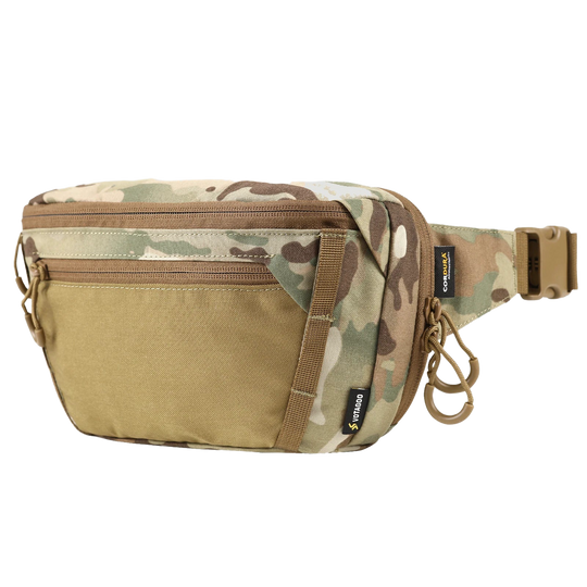 Riñonera Deportiva Táctica de Nylon - Bolsa de Cintura para Ocultar Pistola, Cordura 500D