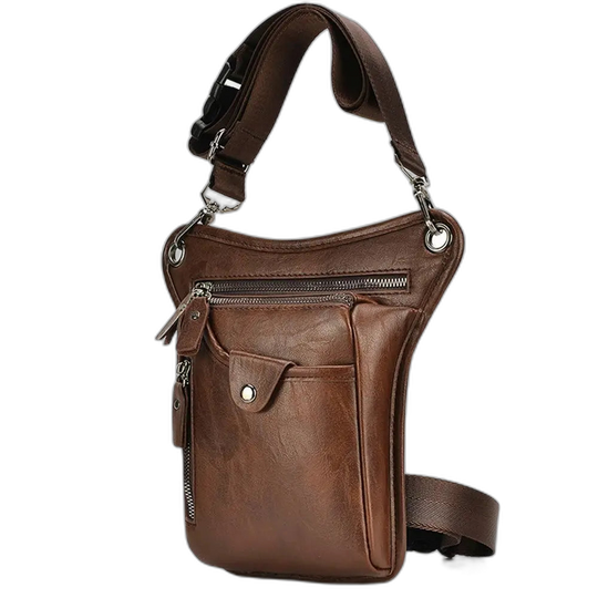 Riñonera Vintage de PU para Mujer - Bolso de Cintura Multifuncional y Elegante