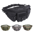 Riñonera Táctica para Hombre de Nylon Impermeable - Mochila de Cintura con Diseño Camuflaje
