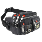 Riñonera Deportiva para Hombre - Bolso Multibolsillos con Cremallera