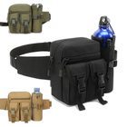 Riñonera Táctica para Hombre - Bolsa de Cintura Militar para Camping, Senderismo y Deportes al Aire Libre
