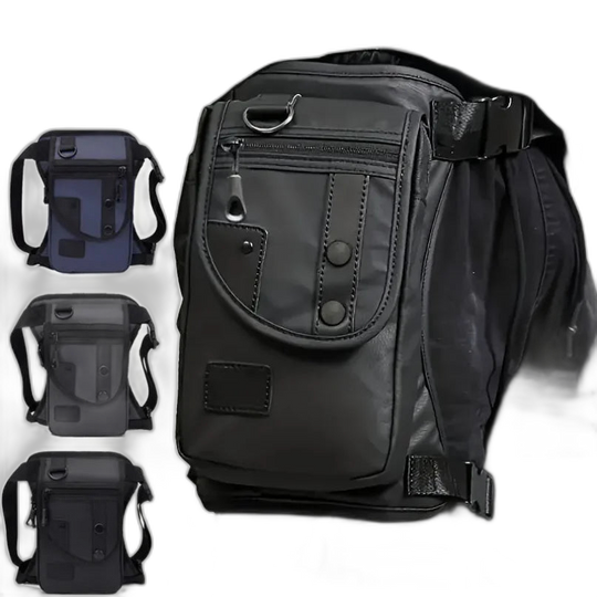 Riñonera Hombre para Moto - Bolsa Multifuncional de Cintura y Pierna