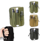 Riñonera Táctica Camuflaje para Hombre - Bolsa Multifuncional EDC con Sistema Molle