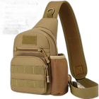 Riñonera Táctica de Nylon para Hombre - Mochila Pecho Sling para Senderismo y Caza