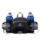 Riñonera Deportiva para Mujer con Portabotellas - Cinturón Lumbar para Senderismo, Running y Camping